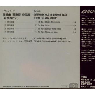 DVORAK - Kertesz - Symphonie n°9 en mi mineur op.95 B.178 'Du Nouveau Mo import Japon..